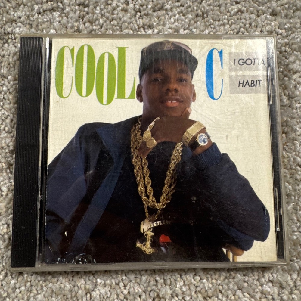 Cool C I Gotta Habit CD 1989 Atlantic Records Hip Hop 82020-2 Hilltop Hustlers